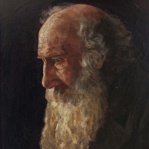 fig 1. Paul Edmund Graf, Portrait Of An Older Gentleman, Museum Exhibited