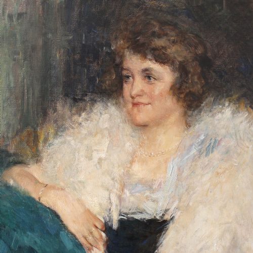 fig 1. Jean Laudy, Portrait Of Madame Pierrard