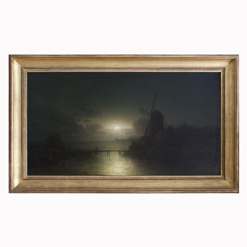 fig 1. Wilhelm Lichtenheld, Coastal Nocturne, Seascape