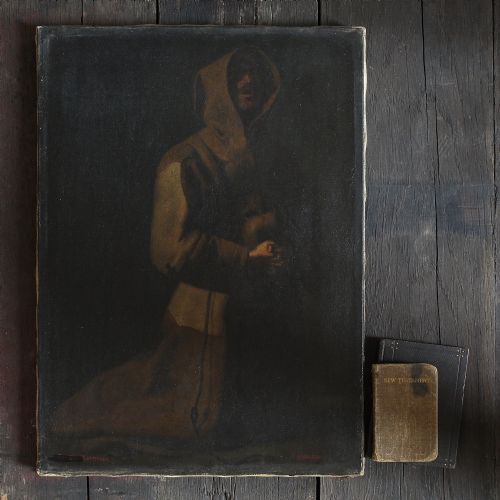fig 1. After Francisco De Zurbaran, Saint Francis In Meditation