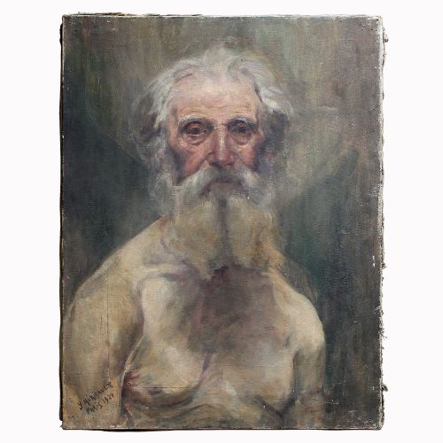 Y Merigault, Portrait of a Bearded Gentleman