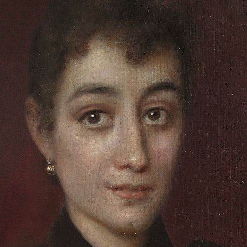 fig 2. Portrait Of A Lady With A Diamond Brooch