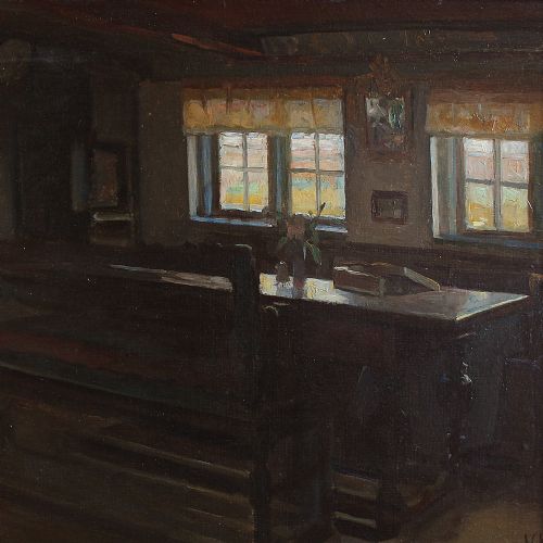 fig 2. Valdemar Kornerup, Interior Scene