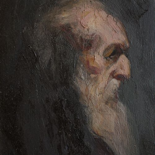 fig 1. Johan Leksell, Pair Of Oil Studies, Portraits, 1920s, Swedish
