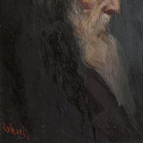fig 2. Johan Leksell, Pair Of Oil Studies, Portraits, 1920s, Swedish