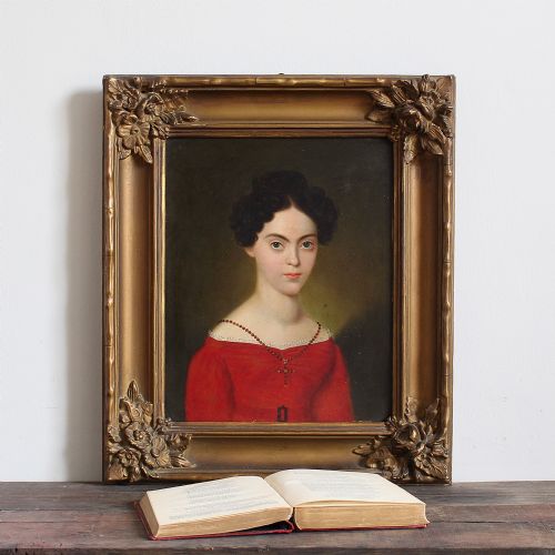 fig 1. Pair Of Mid 19th-Century Continental Portraits
