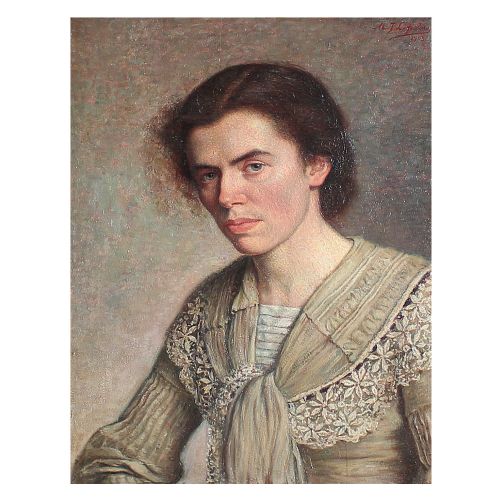 fig 1. Maurice Jean Lefebvre, Portrait Of A Lady