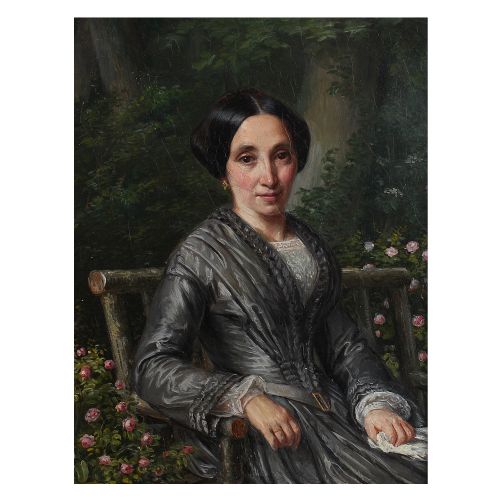 fig 2. Pair Of Original Portraits, Oil Painting, 19th Century Art, French, Small