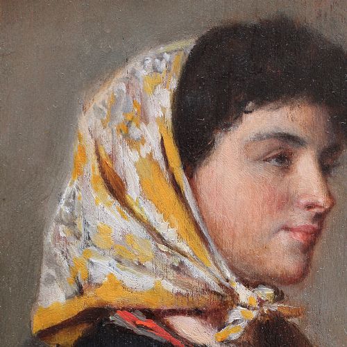 fig 2. Haynes King, Portrait Study Of A Fisherwoman