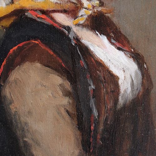 fig 3. Haynes King, Portrait Study Of A Fisherwoman