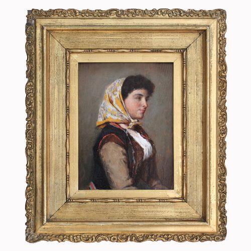 fig 4. Haynes King, Portrait Study Of A Fisherwoman