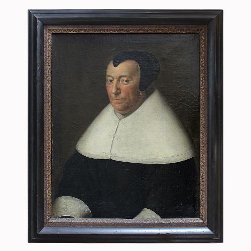 17th-century Dutch School Portrait of a Lady