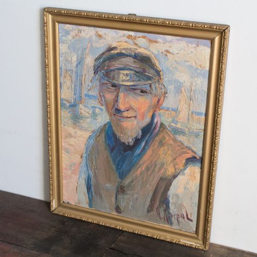 fig 1. Antoni Kierpal, Portrait Of A Fisherman