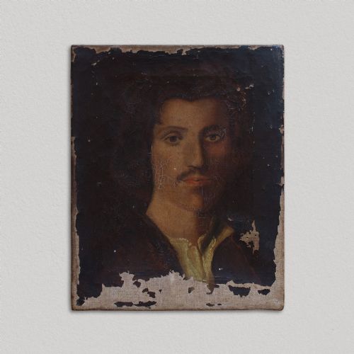 fig 1. Original Antique Portrait, For Nell, Oil Painting, 19th Century, English