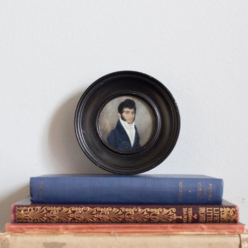 fig 3. Natale Schiavoni, Miniature Portrait Of A Gentleman