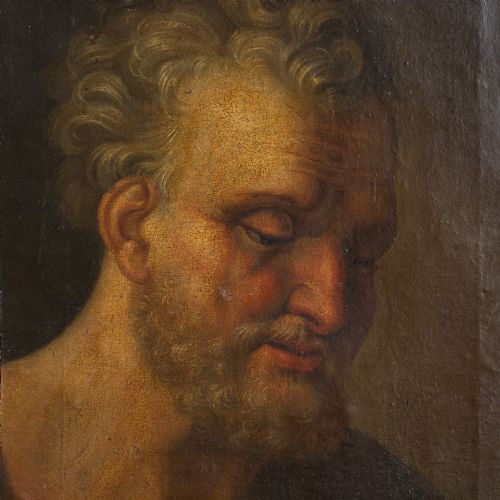 fig 1. 17th-Century 'Modello' Portrait Of A Philosopher