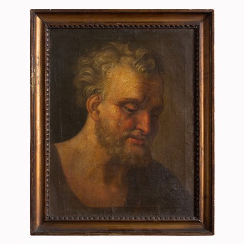 17th-century 'Modello' Portrait of a Philosopher