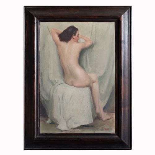 Original 1920s Nude Study, Femme Nue De Dos, Paris, France