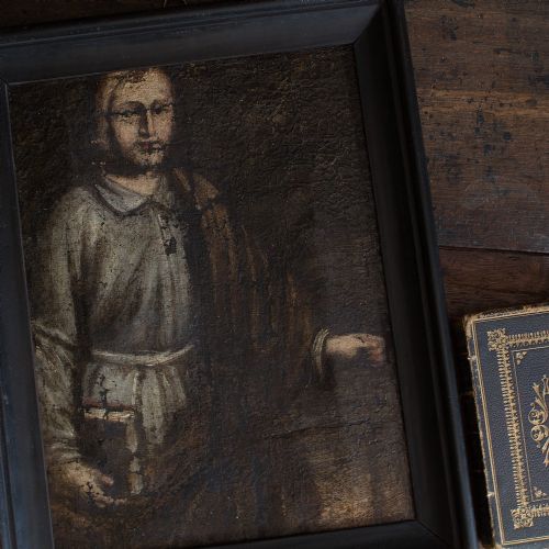 fig 1. 17th Century Portrait Of A Young Man With A Book