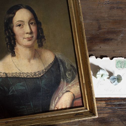 fig 3. 19th-Century Portrait Of Kathe Holm Nee Ahlefeldt