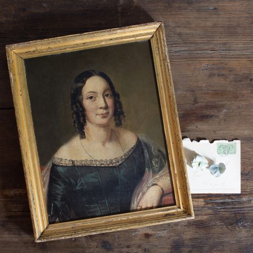 fig 2. 19th-Century Portrait Of Kathe Holm Nee Ahlefeldt