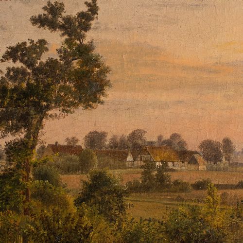 fig 1. Early 19th-Century, Rasmus Andersen Holm, View Across Gavnø, Denmark