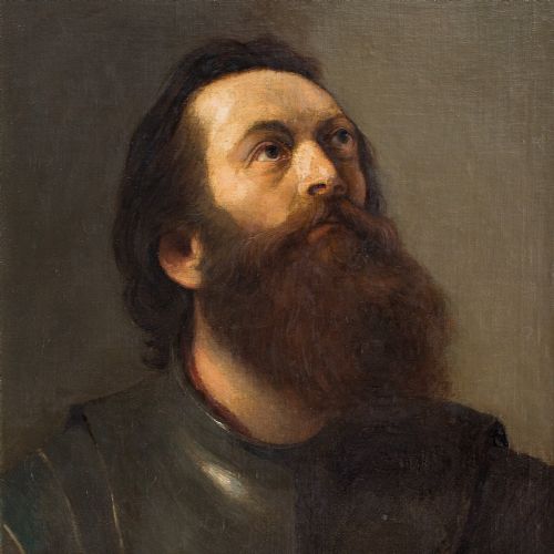 fig 1. Attr. Adrien De Witte, Portrait Of A Man In Armour