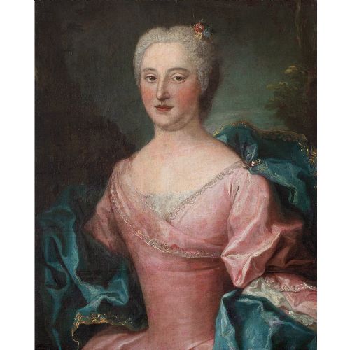 fig 2. 18th-Century French School Portrait Of A Lady In Pink