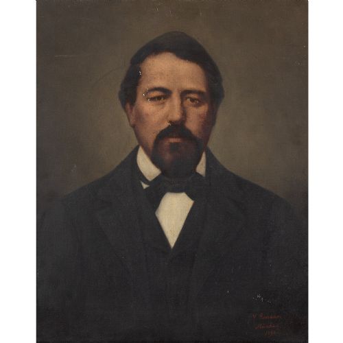 fig 1. Vitus Reisacher, Portrait Of A Gentleman