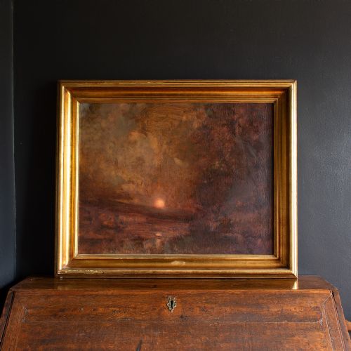 fig 1. Pierre Reynaud, Le Soir Près Roanne, Oil Painting, Impressionism