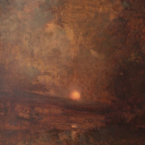 fig 2. Pierre Reynaud, Le Soir Près Roanne, Oil Painting, Impressionism