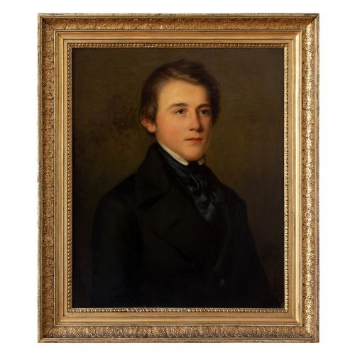 19th-century German School Portrait of a Young Gentleman