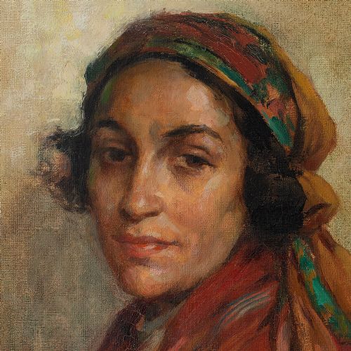 fig 3. Jacques Madyol, Nomade, Portrait Of A Romani Woman