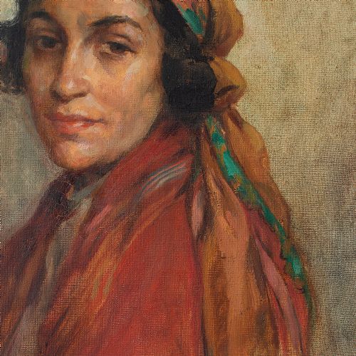 fig 5. Jacques Madyol, Nomade, Portrait Of A Romani Woman