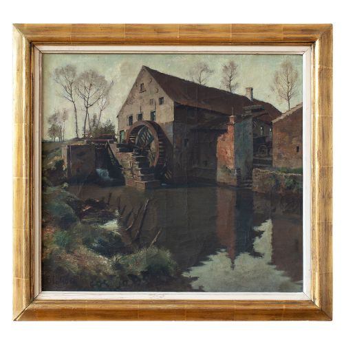 Charles Lebon, the Mill, Oil Painting