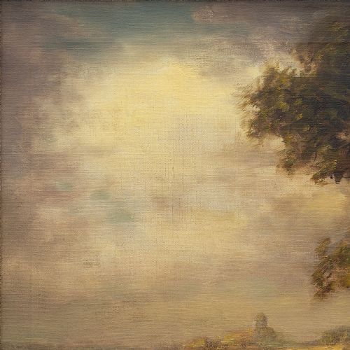 fig 3. Fedor Van Kregten, Heathland With Shepherd, Dog & Sheep, Early 20th-Century Oil Painting