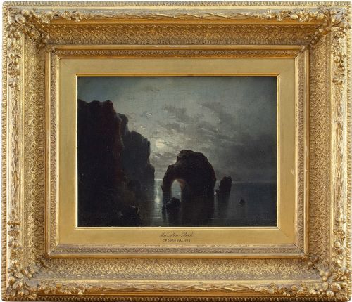 George Balmer, Marsden Rock, 19th-century Oil Painting