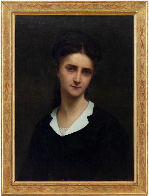 Paul-désiré Trouillebert, Portrait of a Young Lady, Listed to £35,425, 19th Century Oil Painting