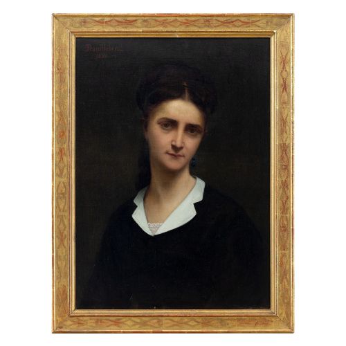 fig 1. Paul-Désiré Trouillebert, Portrait Of A Young Lady, Listed To £35,425, 19th Century Oil Painting