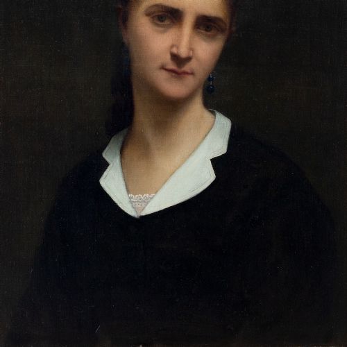 fig 4. Paul-Désiré Trouillebert, Portrait Of A Young Lady, Listed To £35,425, 19th Century Oil Painting
