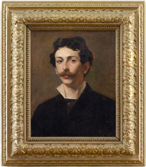Ernst Nowak (Attributed), Portrait of a Gentleman, 19th Century Oil Painting