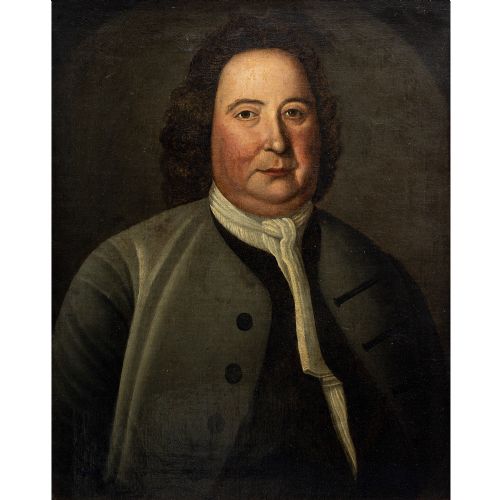 fig 1. 18th-Century German School, Portrait Of A Gentleman, Antique Oil Painting