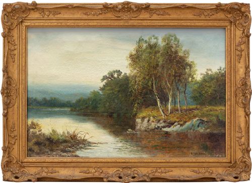 Reginald Daniel Sherrin, on the Stour, British Landscape Painting