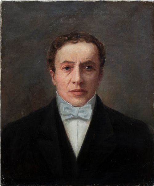 Continental School, Rare Portrait of Harry Houdini, Antique Oil Painting