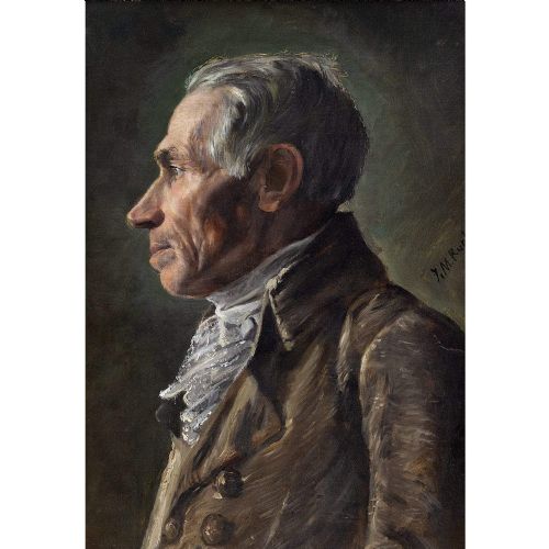 fig 1. Johann Michael Kupfer, Portrait Of A Gentleman, Oil Painting