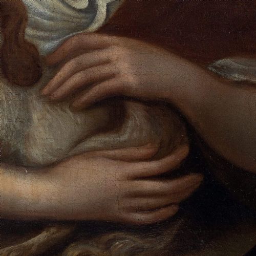 fig 1. 17th-Century Portrait Of Sarah Churchill, Duchess of Marlborough, Antique Oil Painting