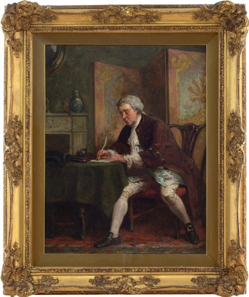 William Harris Weatherhead, an Important Document - Antique Oil Painting
