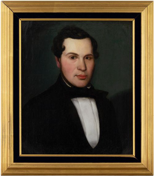 19th-century Swedish School, Portrait of a Gentleman