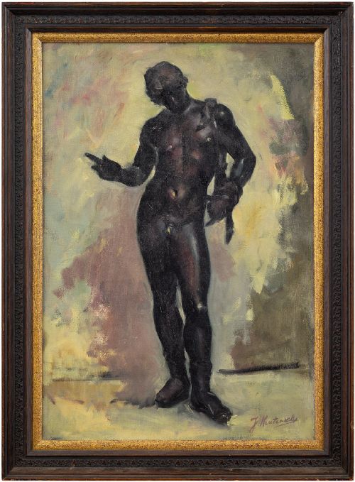 Jean Keuterickx, Study of Narcissus - Vintage Oil Painting