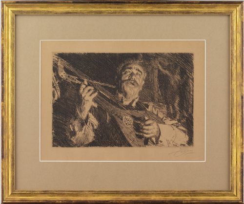 Anders Zorn, Vicke, Antique Etching
